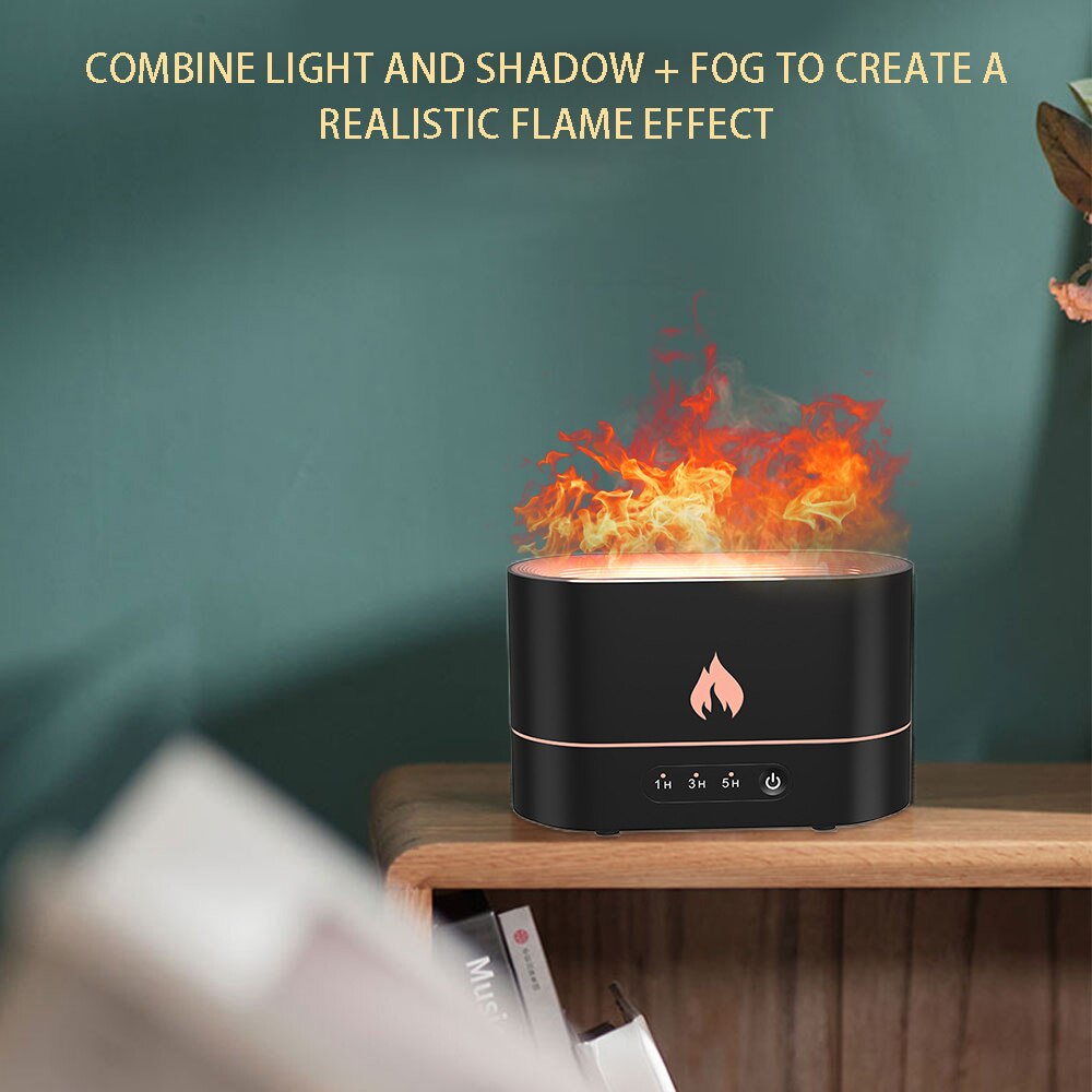 HUMIFICADOR DE LLAMA  CON LUZ LED